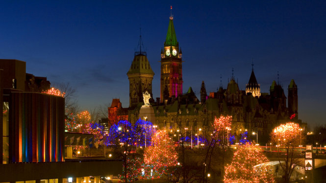 Lễ hội ánh sáng Giáng sinh ở Ottawa, Canada