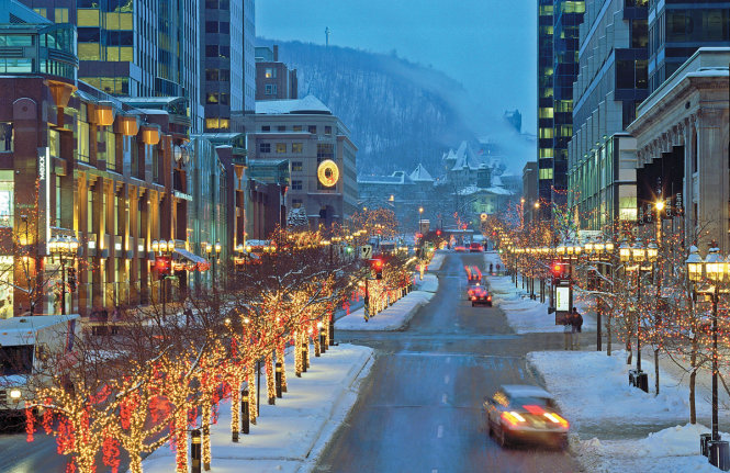 Thành phố Montreal, Canada vào dịp giáng sinh