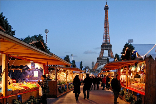 Thành phố Paris, Pháp vào dịp giáng sinh
