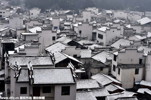 Cảnh mùa đông ở Giang Tây, Trung Quốc
