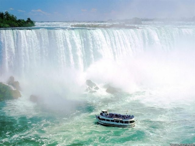 Thác Niagara là đường biên giới tự nhiên tuyệt đẹp giữa Mỹ và Canada