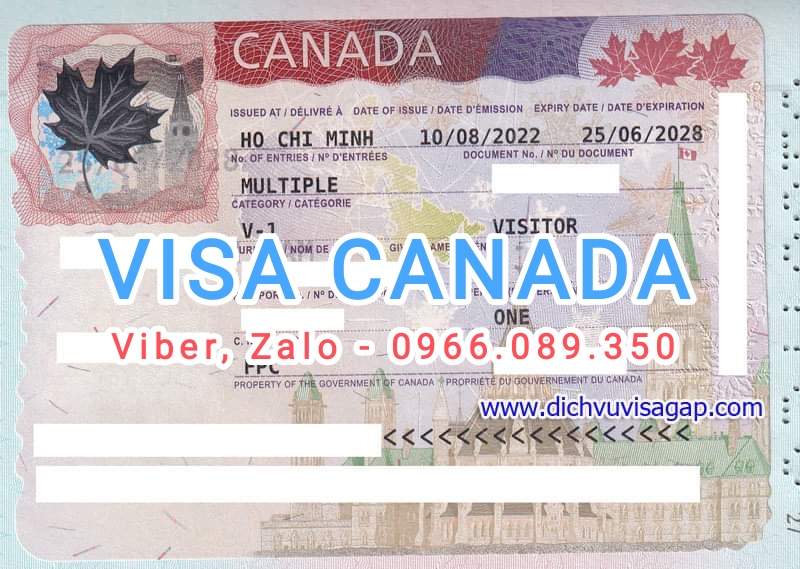 Dịch vụ làm visa Canada diện du lịch 