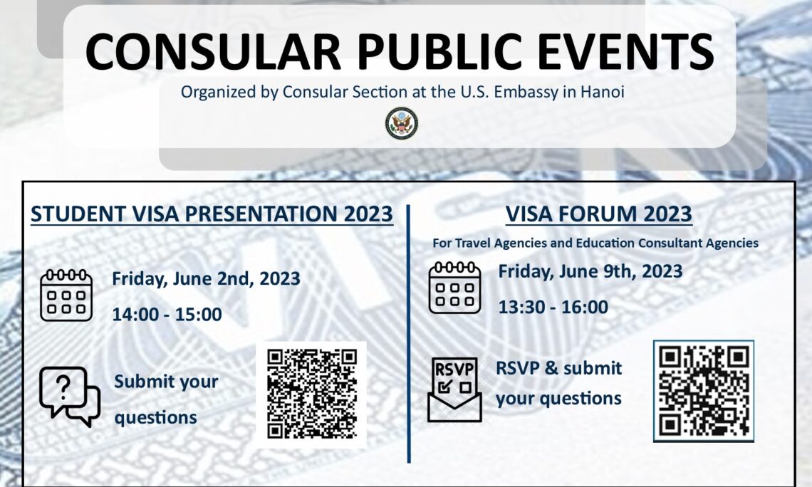 Hai sự kiện tư vấn visa du học Mỹ trong tháng 6/2023