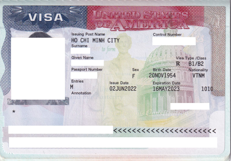 Dịch vụ làm visa Mỹ diện du lịch công tác thăm thân
