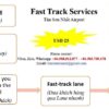 Quy trình Fas track tại sân bay dành cho khách hàng