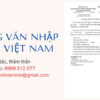 Dịch vụ làm công văn nhập cảnh Việt Nam (visa approval letter)