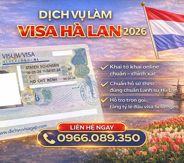 Dịch vụ làm visa Hà Lan tại TPHCM: Combo du lịch Hà Lan trọn gói