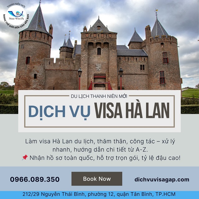 Dịch vụ visa Hà Lan tại TPHCM nhanh và tỷ lệ đậu cao
