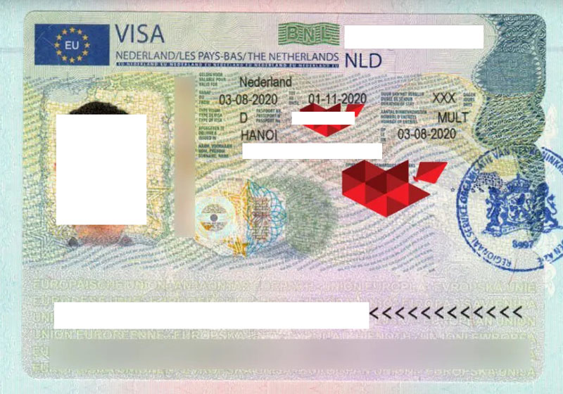 Ảnh visa Hà Lan Ảnh visa Hà Lan