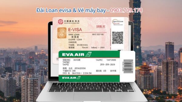 Dịch vụ làm visa Đài Loan 2026: Trọn gói E-visa & visa Dán siêu tốc