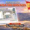 Dịch vụ làm visa Tây Ban Nha tại TPHCM