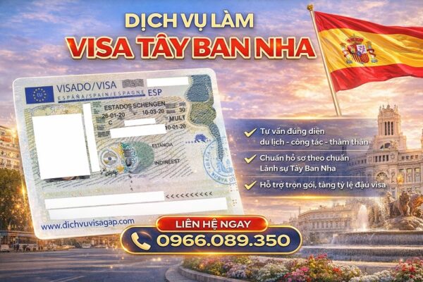Dịch vụ làm visa Tây Ban Nha tại TPHCM