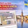Dịch vụ làm visa Thụy Điển tại TPHCM 2026: Quy trình mới và trọn gói