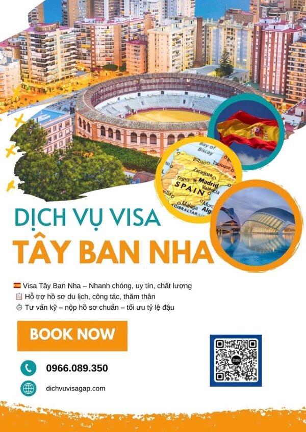 Dịch vụ visa Tây Ban Nha tại TPHCM chuyên nghiệp và tỷ lệ đậu cao