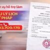 Dịch vụ làm phiếu lý lịch tư pháp vắng mặt uy tín