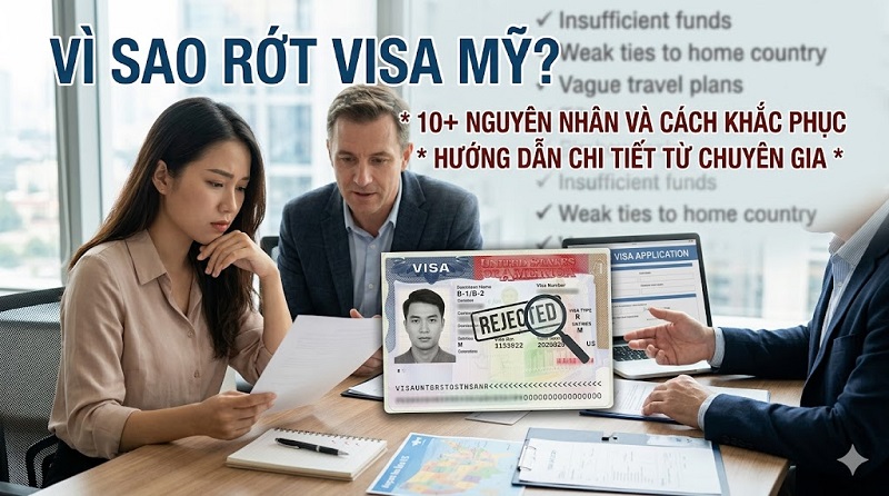 Vì sao rớt visa Mỹ?