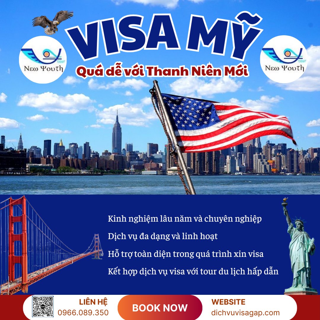 Dịch vụ làm visa Mỹ cho người hộ khẩu tại miền Nam