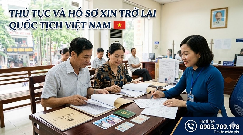 Thủ tục và hồ sơ xin trở lại quốc tịch Việt Nam