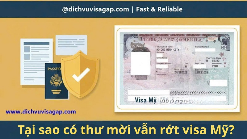 Tại sao có thư mời vẫn rớt visa Mỹ? Giải mã lý do và giải pháp tốt nhất từ chuyên gia