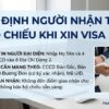 Quy định người đại diện nhận hộ chiếu thay cho đương đơn xin visa Mỹ